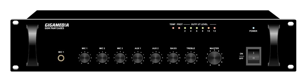 AMPLIF.MIXER 1C 240W 3MIC 2AUX