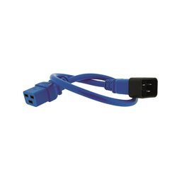 POWER CORD C19/C20 2M BLU