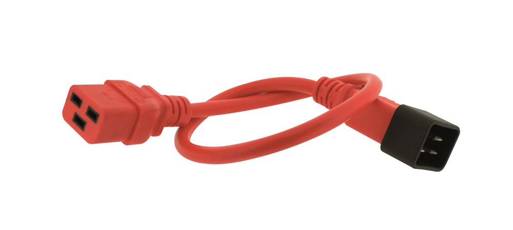 POWER CORD C19/C20 2M ROSSO