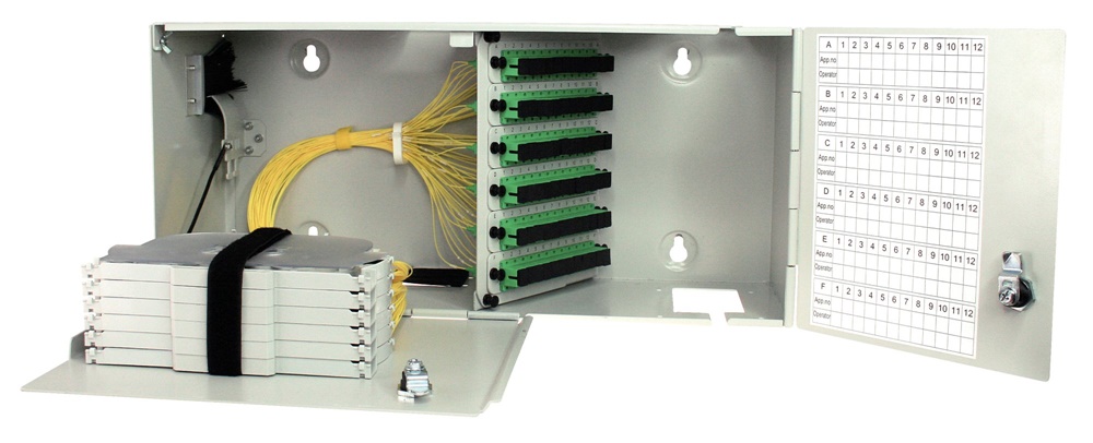 PRI 48 porte rack SC/APC K7 con pigtails per FTTH edificio residenziale
