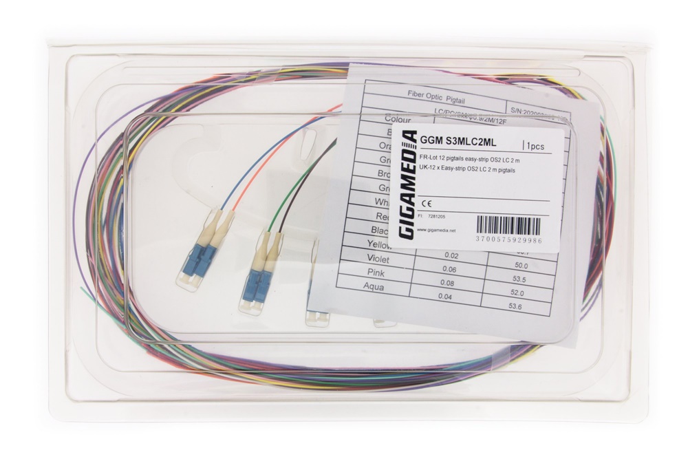 LOT12 PIGTAIL OS2 LC 2MT COLORATI