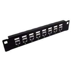 PANNELLO 8 PORTE RJ45 CAT 5E STP