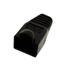 COVER GOMMA X RJ45 NERO   (10PZ)