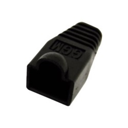 COVER GOMMA X RJ45 NERO   (10PZ)
