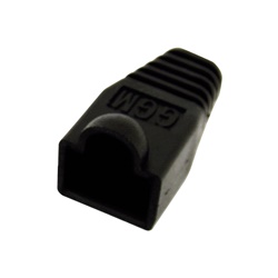 COVER GOMMA X RJ45 NERO   (10PZ)