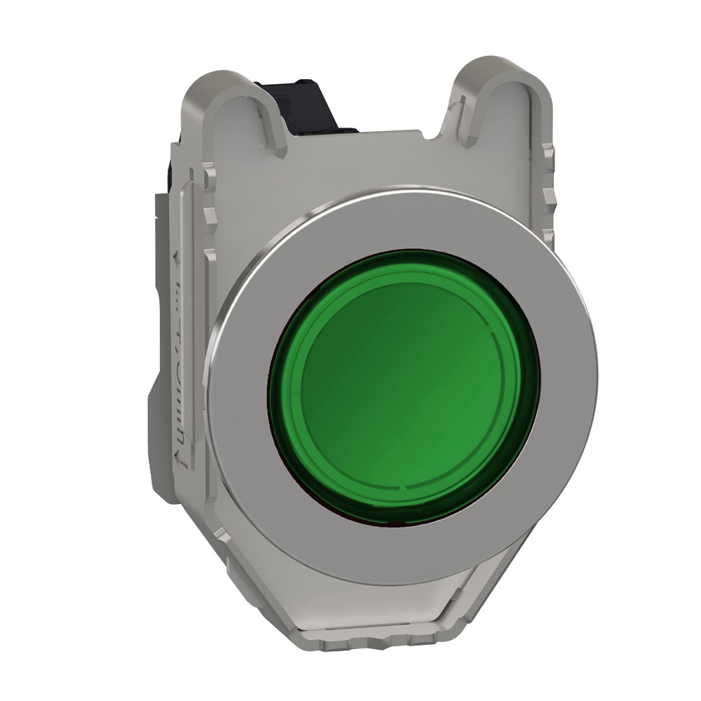 Lampada spia verde filopannello  LED universale 120 VAC- Ø30