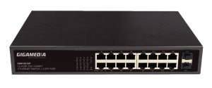 SWITCH UNMGD POE+16 PORTE GIGA 200W