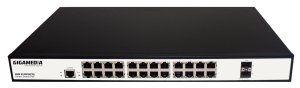 SWITCH POE+ 24P GIGA+2PSFP L2 370W