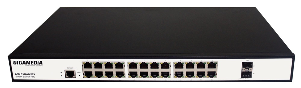 SWITCH POE+ 24P GIGA+2PSFP L2 370W