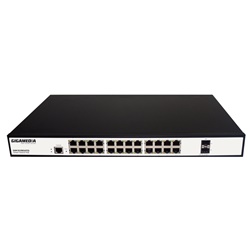 SWITCH POE+ 24P GIGA+2PSFP L2 370W