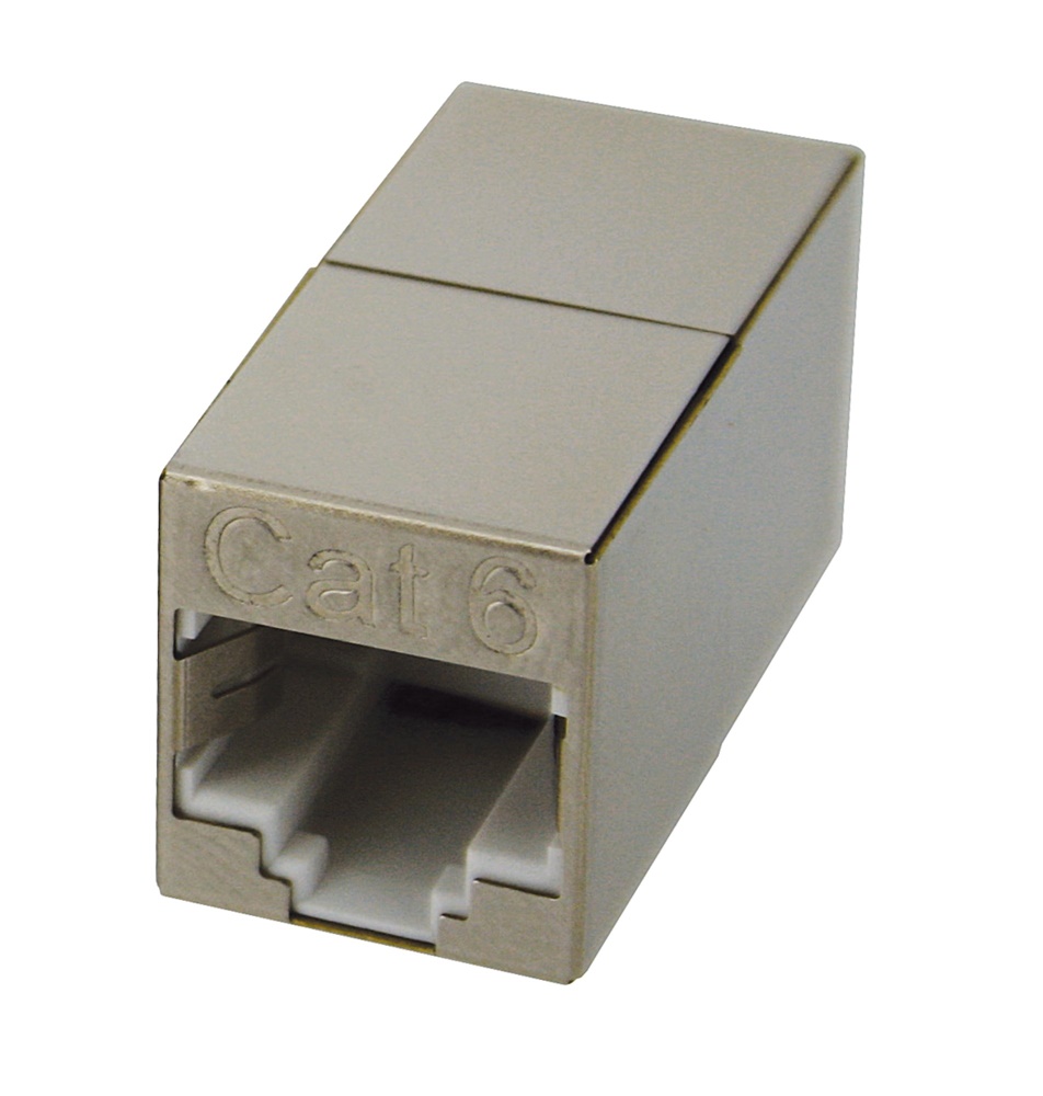 MINIGIUNTO CAT6 RJ45 F/F SCHERMATO