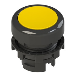 PULSANTE AD IMPULSO RASATO GIALLO
