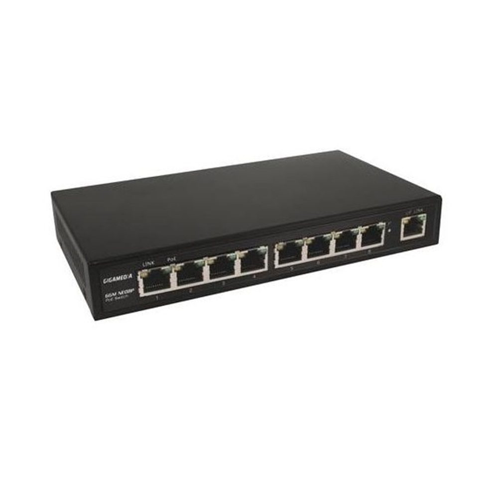 Switch non gestito 9 porte 10/100Base-TX inc. 8 PoE+ (110 W)