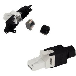 PLUG IP20 CAT6 U/UTP RJ45