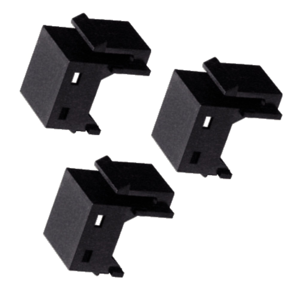 LOTTO 10 TAPPI NERI KEYSTONE X RJ45
