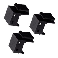 LOTTO 10 TAPPI NERI KEYSTONE X RJ45
