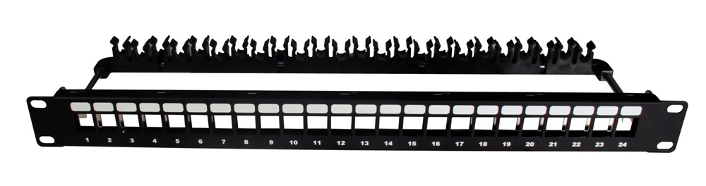 PANNELLO VUOTO 24P RJ45 X CONN.6A