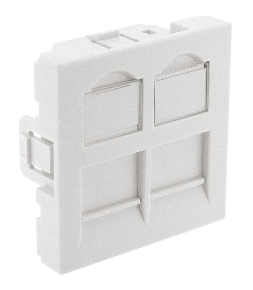 45X45 2 PORTS FACEPLATE