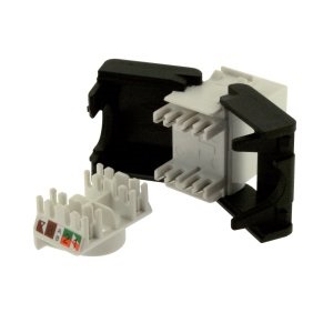 PRESA RJ45 UTP CAT6 TOOLLESS BIANCO