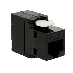 Presa RJ45 UTP CAT6 Toolless Nero installazione rapida rete dati efficiente