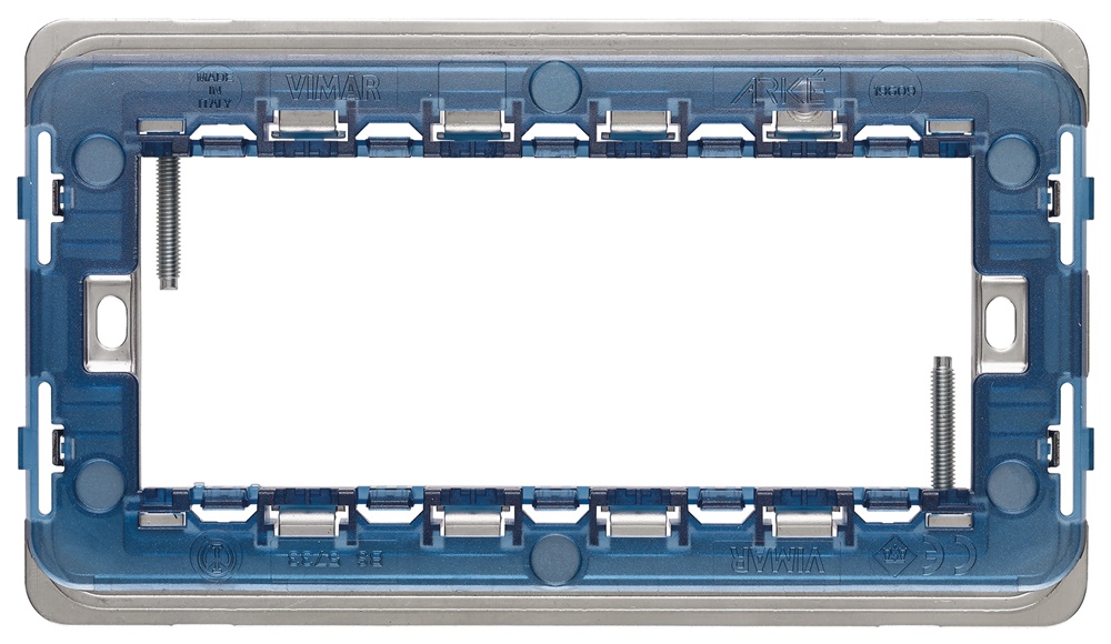 Supporto 5 moduli con viti per scatole rettangolari BS uso elettrico