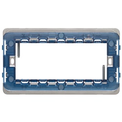 Supporto 5 moduli con viti per scatole rettangolari BS uso elettrico