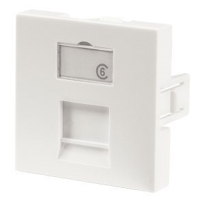 45X45 1 PORT FACEPLATE