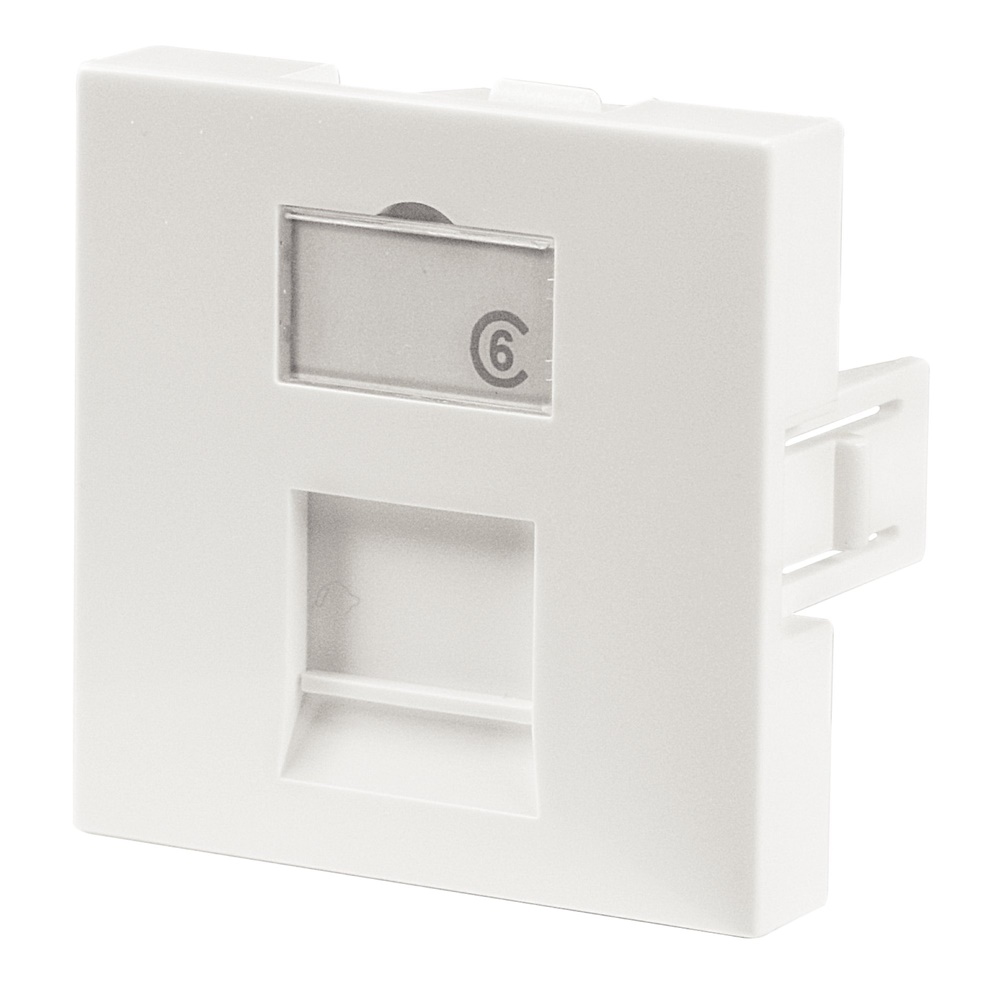 45X45 1 PORT FACEPLATE