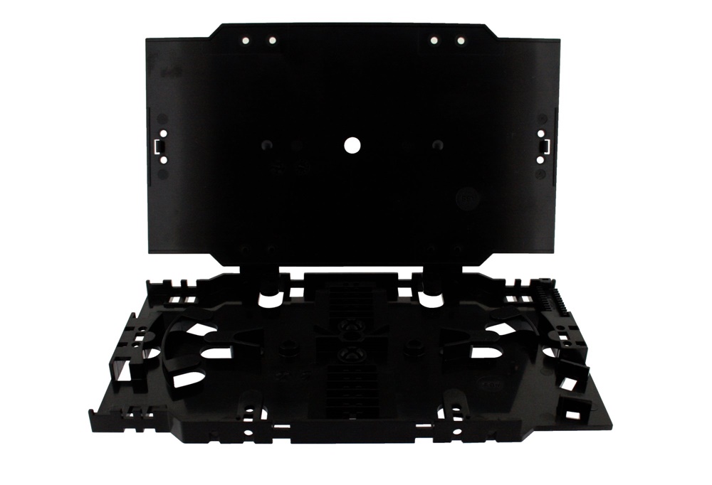 KIT CASSETTA NERA PER 12 FIBRE