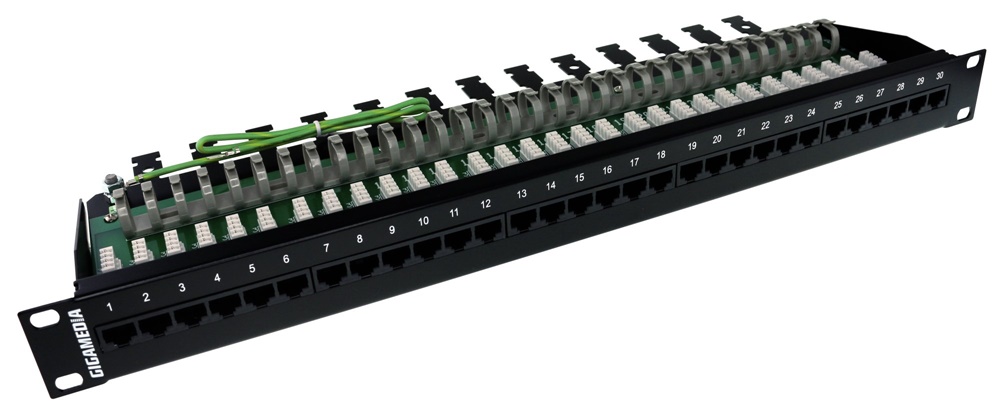 PAN.TEL30 PORT CAT3  RJ45 1U3,6 4,5
