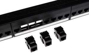 PANNELLO 24 POS. UTP CAT6 COMPLETO