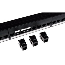 PANNELLO 24 POS. UTP CAT6 COMPLETO