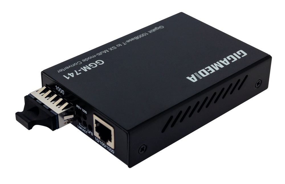 Convertitore multimediale 1000TX-1000SX multimodale SC rete industriale