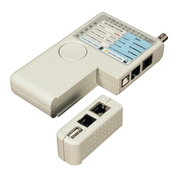 Tester cavi RJ45/RJ11/BNC/USB Gigamedia