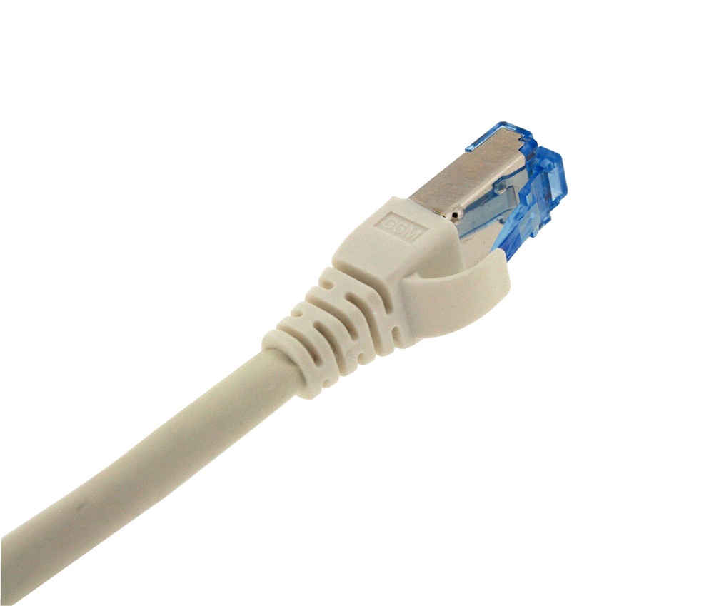 PATCH C6A S/FTP RJ45 10G 0,5M BIANC