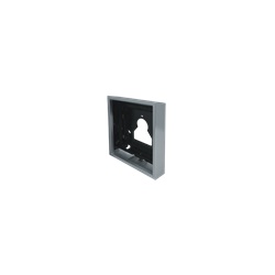 Serie Ultra - Custodia da parete 1 modulo, alluminio pressofusione silver RAL9006, sporgenza 35mm