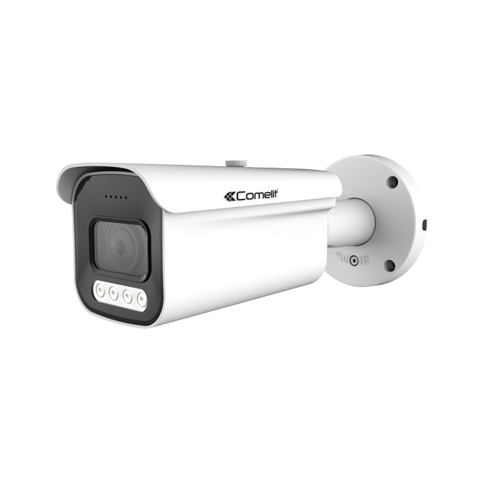 Serie Smart - Telecamera IP bullet 5MP, ottica varifocale 2.7-13.5mm, IR 40m, video analisi, contenitore alluminio IP66, ONVIF