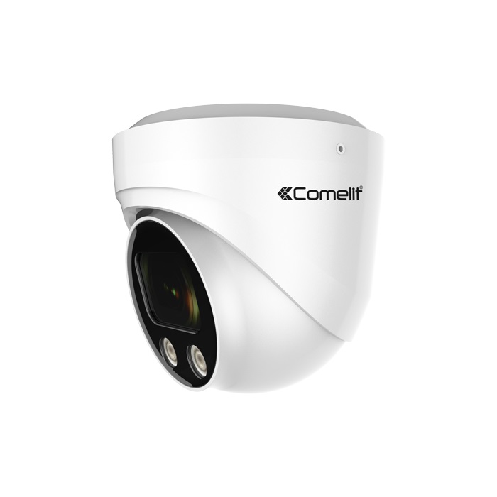 Serie Smart - Telecamera IP minidome 4K, ottica varifocale 2.7-13.5mm, sensore Sony, IR 30m, contenitore alluminio IP66, ONVIF