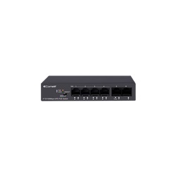 Serie Advance - Switch 4 porte PoE + 2 uplink 10/100 Mbps, potenza 60W totali, alimentazione 100-240V