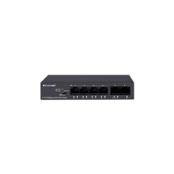 Serie Advance - Switch 4 porte PoE + 2 uplink 10/100 Mbps, potenza 60W totali, alimentazione 100-240V