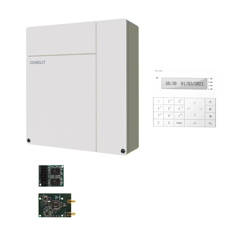 KIT ALLARME VEDO10 CENTRALE GSM 4G TASTIERA MESSAGGI VOCALI ACCESSORI ANTINTRUSIONE