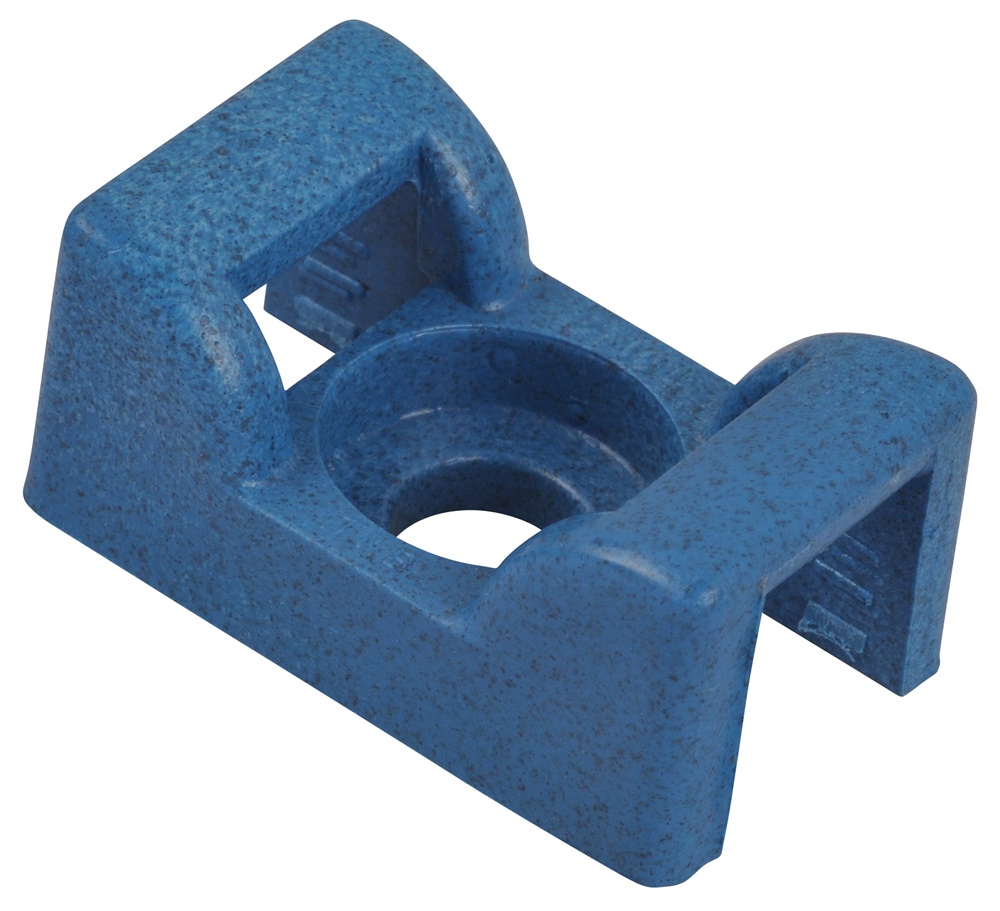 Saddle support montaggio vite nylon rilevabile blu 23,4x14,2 mm uso elettrico