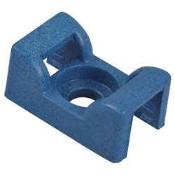 Saddle support montaggio vite nylon rilevabile blu 23,4x14,2 mm uso elettrico
