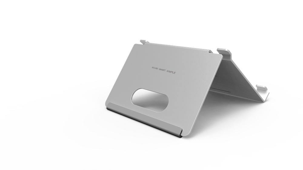 Supporto da tavolo in acciaio inox per monitor interno DS-KH8350 uso professionale