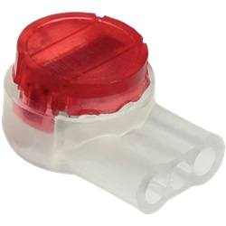 Connettore bassa tensione 3 ingressi per fili singoli 0,4-0,9 mm trasparente resistente umidità ideale telefonia allarmi LED rete dati (100 pz)