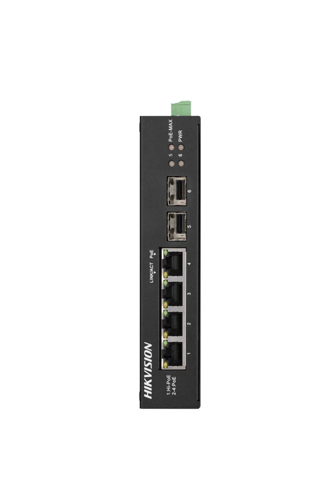 DS-3T0506HP-E/HS SWITCH DIN GIGABIT