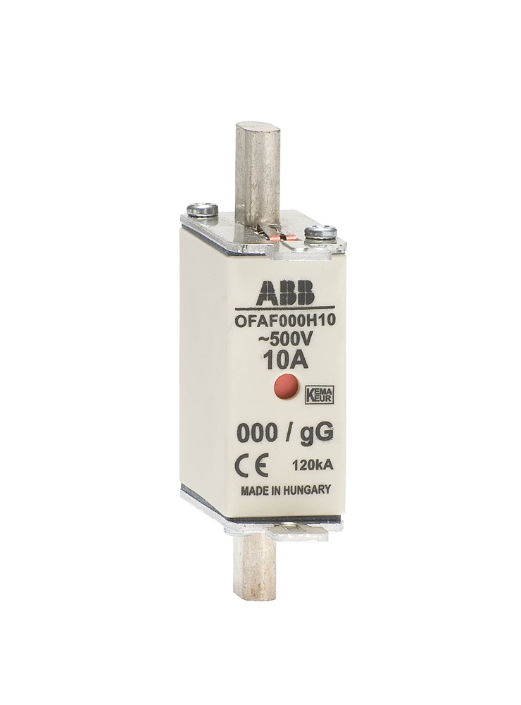 Fusibile NH000 GG 35A 500V protezione circuiti elettrici industriali