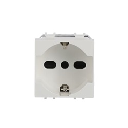 Presa bipasso 2P+T 16A P30/P17 antibatterica per uso residenziale e commerciale