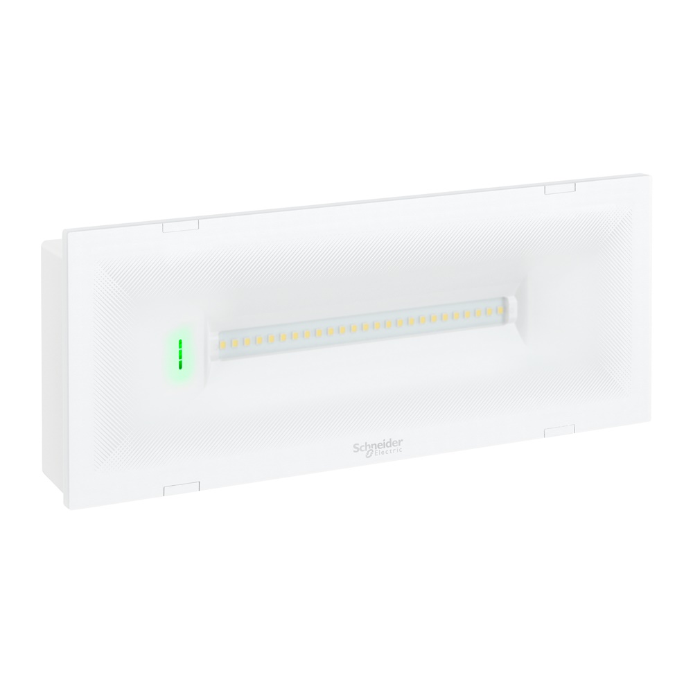 Exiway Trend illuminazione sicurezza autoalimentata IP42 110lm autonomia 1-3h montaggio compatto