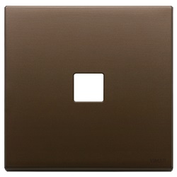 PLACCA 2MX1 FLAT BRONZO SCURO SPAZZ